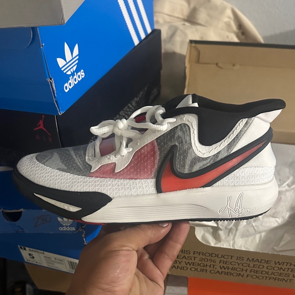 Nike Black, Red, and White Sneakers